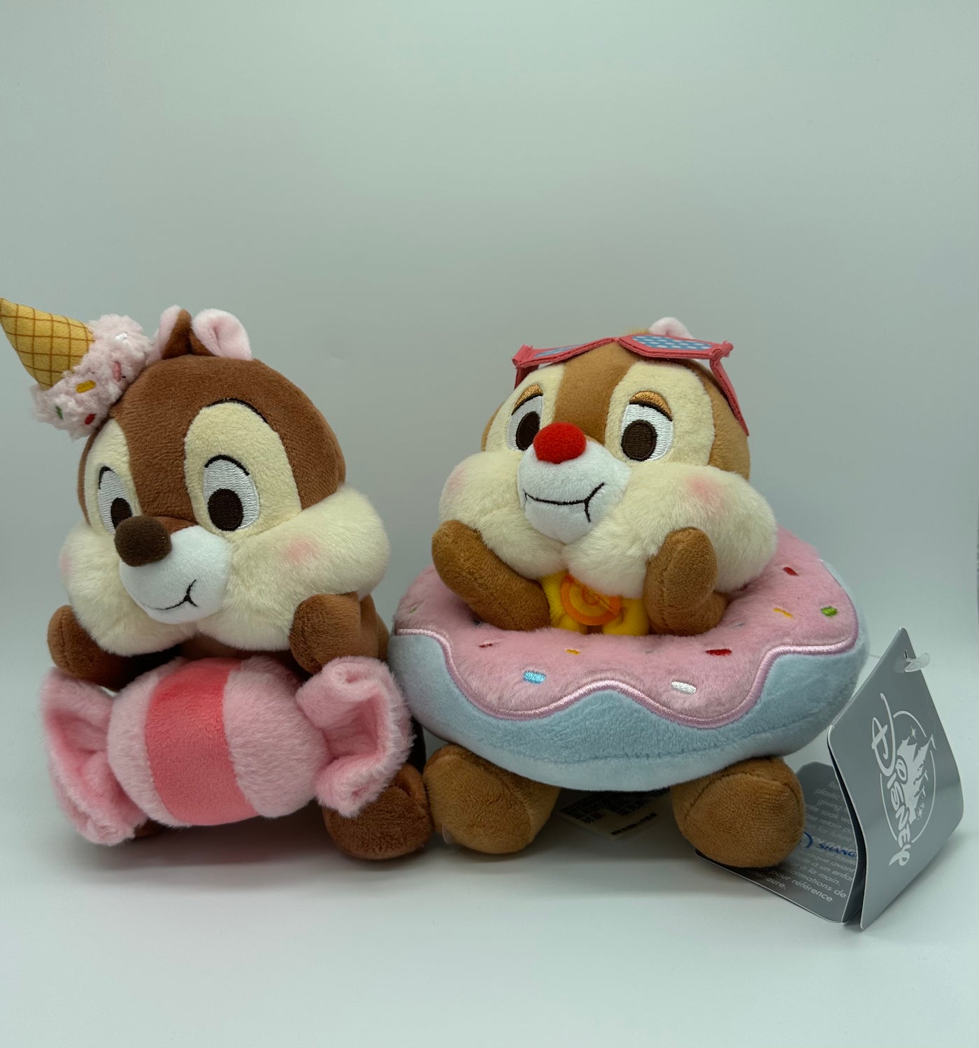 Disney Store Japan Authentic Chip 'n Dale Sweet Donut Candy Plush New with Tag