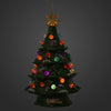 Disney Parks Holiday Yuletide Farmhouse Mickey Minnie Ceramic Tree Light Up New