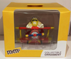 M&M's World Yellow Character Airplane Resin Christmas Ornament New with Box