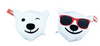 Authentic Coca-Cola Polar Bear Wink Sunglasses Emoji Pillow New with Tags