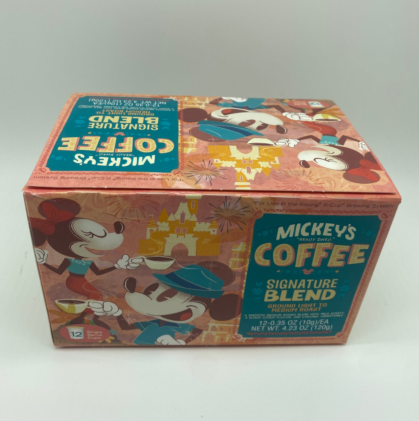 Disney Mickey's Really Swell Coffee Signature Blend 12 Keurig K-Cup New with Box