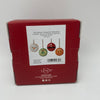 Lenox Macaron Christmas Ceramic Ornament Set of 4 New with Box