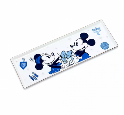Disney Mickey and Minnie Holiday Happy Hanukkah Happy Chanukah Tray New
