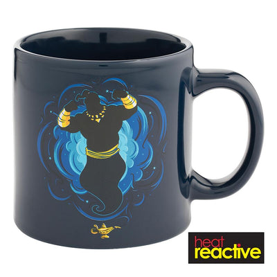 Vandor Disney Aladdin Movie Genie 20 oz. Heat Reactive Mug New with Box