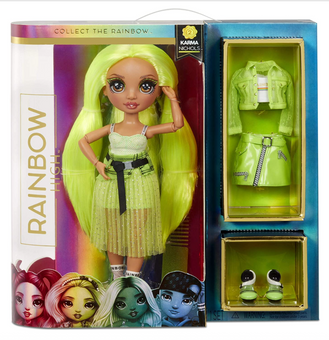 Rainbow High Karma Nichols Fashion Doll Mix & Match Outfits Toy New With Box