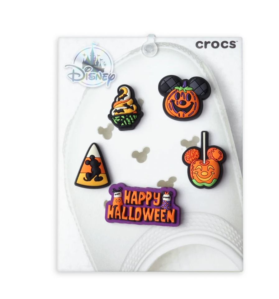 Disney Parks Halloween 2021 Crocs Jibbitz Charms Pack of 5 New