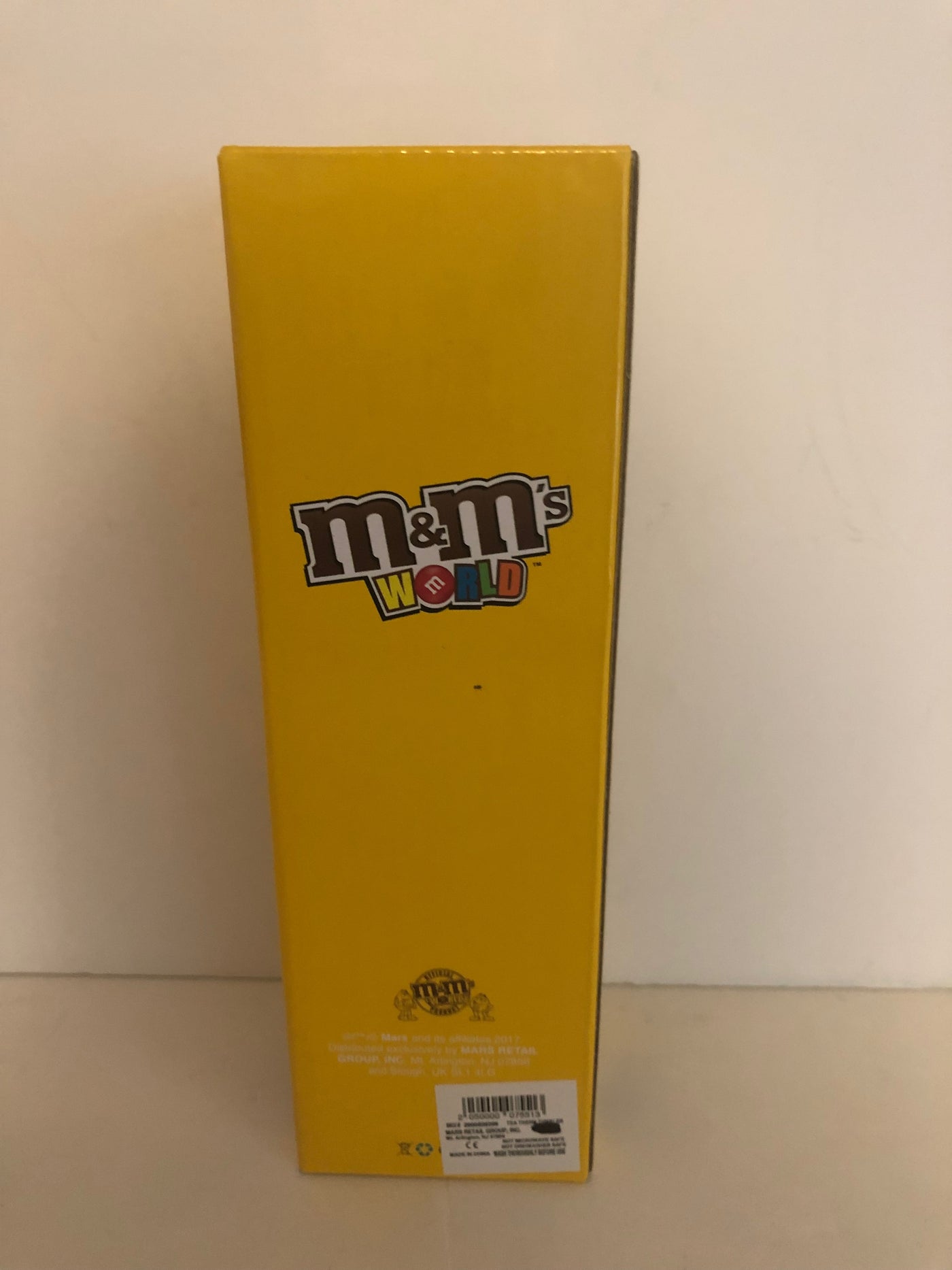 M&M's World Stainless Steel Tea Tumbler 10 oz New with Box