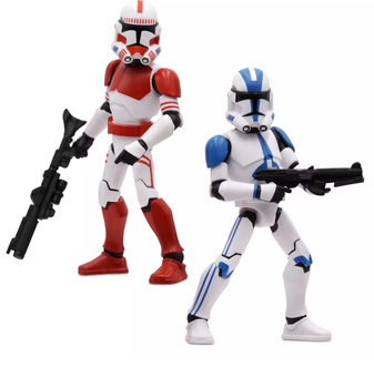 Disney Star Wars 501st Clone Trooper and Clone Shock Trooper Toybox New with Box