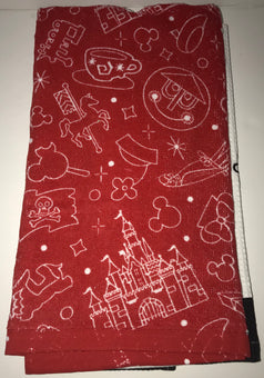 Disney Parks Minnie Mouse Body Parts Dish Towel Set New With Tag