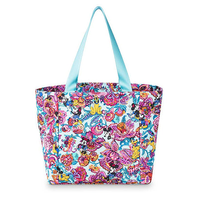 Disney Mickey Mouse and Friends Colorful Garden Drawstring Tote by Vera Bradley