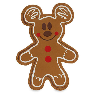 Disney Parks Holiday Mickey Mouse Gingerbread Cookie Pouch New with Tag