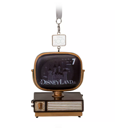 Disney 100 Walt Disney's Disneyland Light-Up and Sound Sketchbook Ornament New
