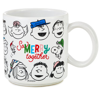 Hallmark Peanuts So Merry Together Ceramic Mug 13.5 oz New