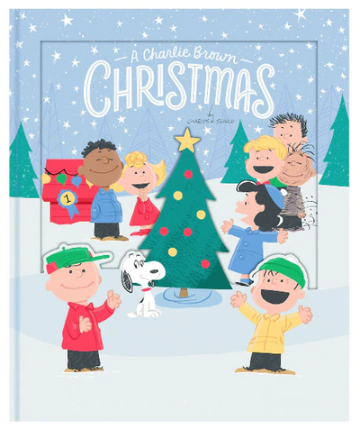 Hallmark Peanuts A Charlie Brown Christmas Large Lighted Pop-Up Book Sound New