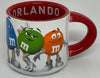 M&M's World Orlando Espresso Mug Shot Glass Red Brown Yellow Blue Green Orange