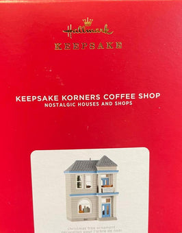 Hallmark 2021 Nostalgic Keepsake Korners Coffee Shop Christmas Ornament New Box