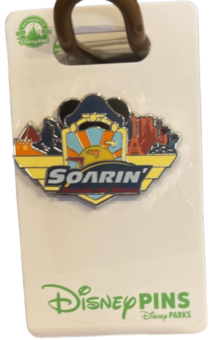 Disney Parks Soarin' Pin New With Card