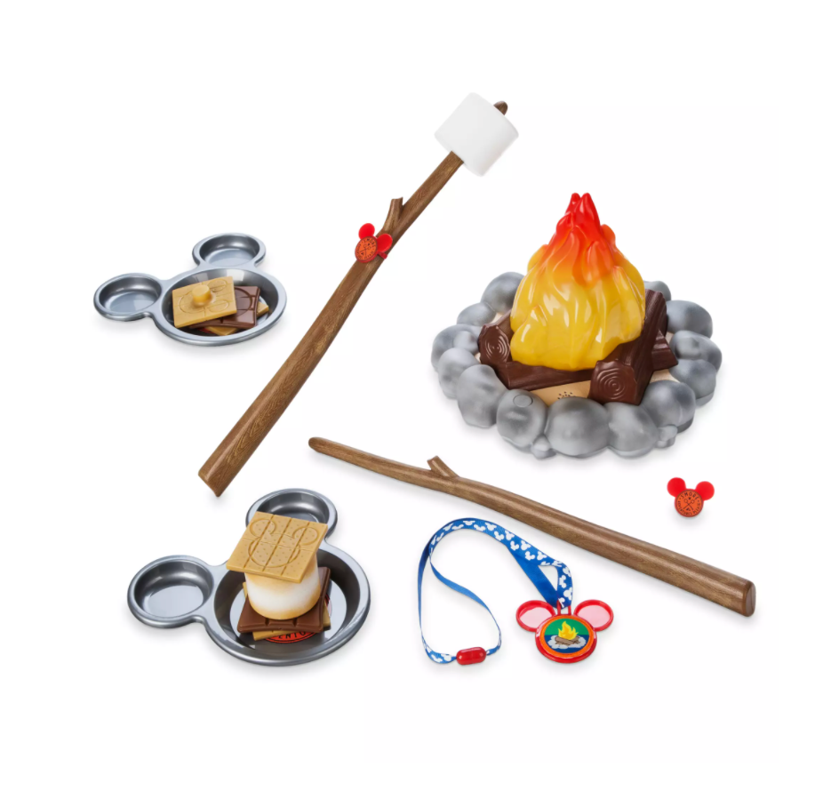 Disney Mickey Mouse-Ka-Campfire S'mores Toy Set with Light and Sound New w Box