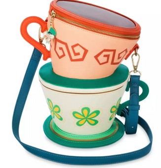 Disney Parks Loungefly Alice in Wonderland Teacups Crossbody Bag New With Tags