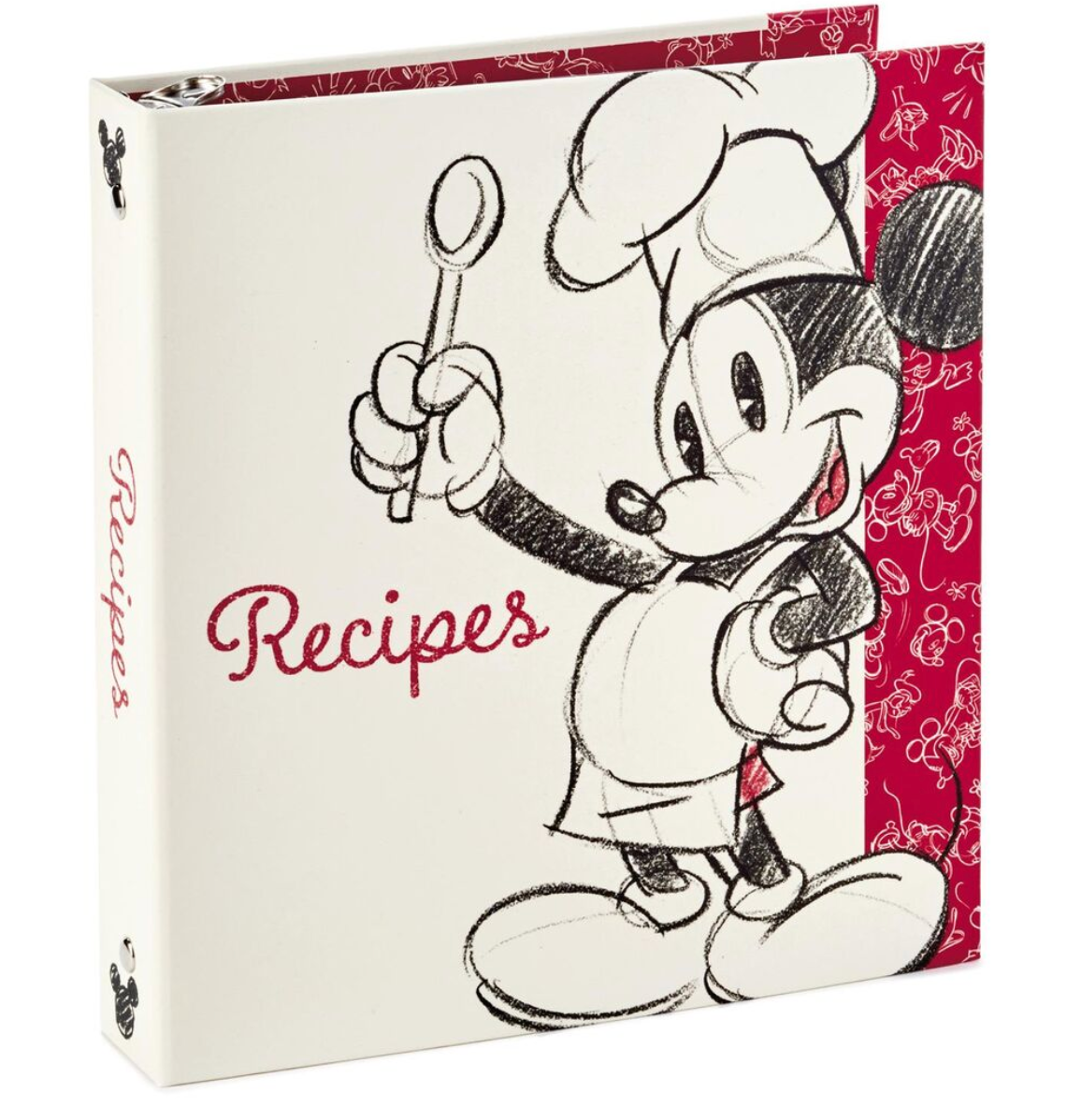 Hallmark Disney Mickey Mouse Recipe Organizer Book New