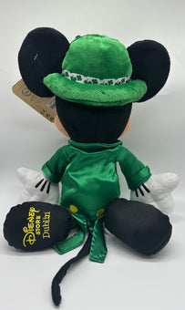 Disney Store Authentic Dublin Irish Leprechaun Mickey Plush New With Tag