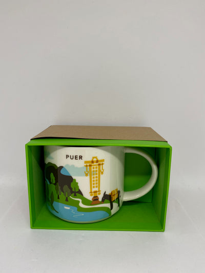 Starbucks You Are Here Collection Puer China Ceramic Coffee Mug New With Box