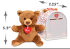 Trudi Bear Plush Love Box Gift Set 6.3 inch Exclusive Italian Designed New