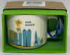 Starbucks Coffee You Are Here San Diego California Ceramic Mug Ornament New