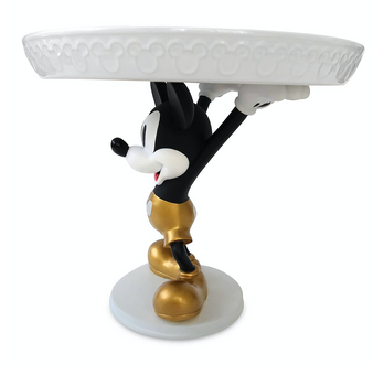 Disney Eats Golden Mickey Mouse Cake Stand New with Box