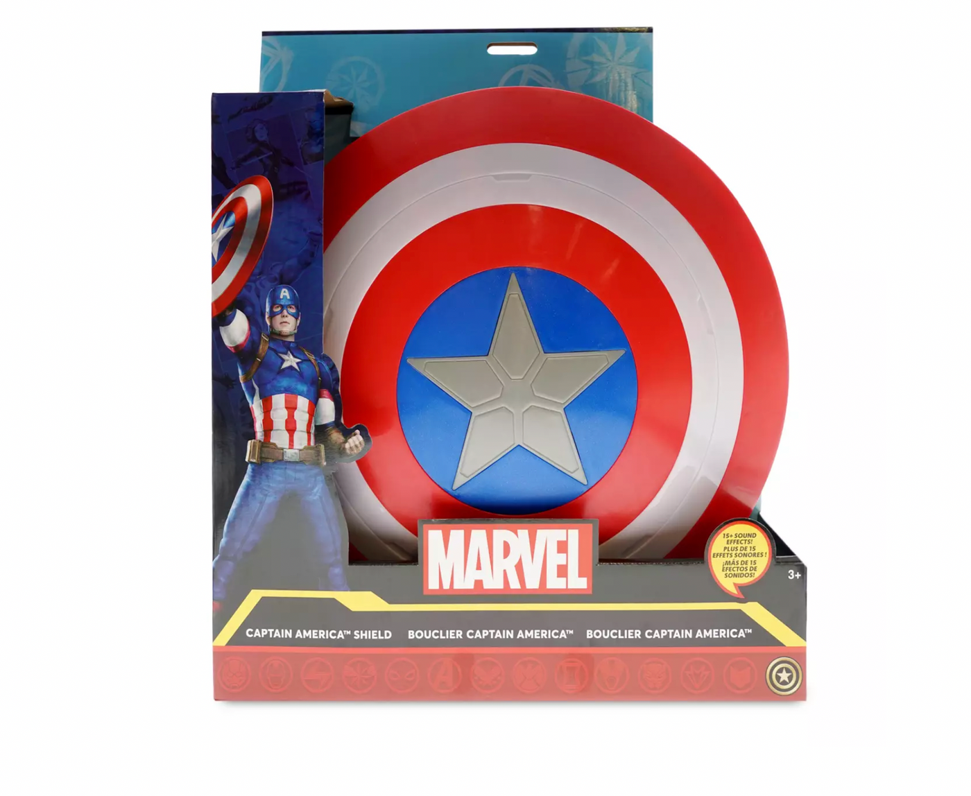 Disney Marvel Captain America Shield Toy with Sounds New with Box