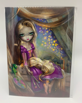 Disney Parks Rapunzel Postcard Wonderground Gallery New Sealed