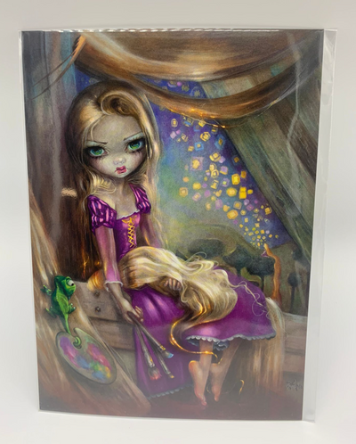 Disney Parks Rapunzel Postcard Wonderground Gallery New Sealed
