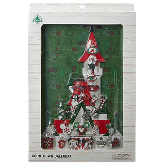 Disney Parks Yuletide Farmhouse Mickey Minnie Holiday Countdown Calendar New