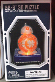 Disney Parks Star Wars BB-8 3D Puzzle Droid Factory Light Up Base Galaxy Edge
