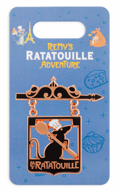 Disney Parks Remy Ratatouille Sign Pin Adventure New
