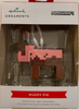 Hallmark 2021 Minecraft Muddy Pig Christmas Ornament New With Box