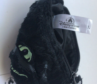 Disney Parks Shanghai Cheshire Cat We're All Mad Here Coin Purse Plush New Tags