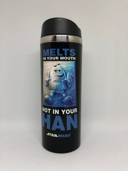 M&M's World Blue Star Wars Melts in Your Mouth Not in Your Han Tumbler New