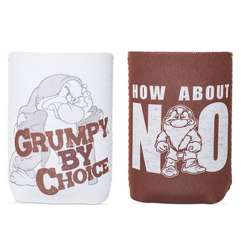Disney Grumpy Snow White and the Seven Dwarfs Beverage Holder Set New with Card