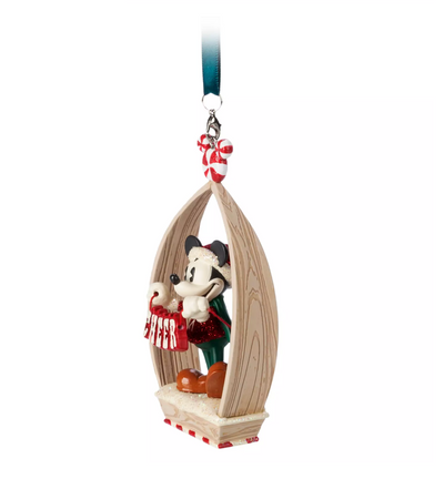 Disney Sketchbook Retro Mickey Holiday Cheer Christmas Ornament New with Tag