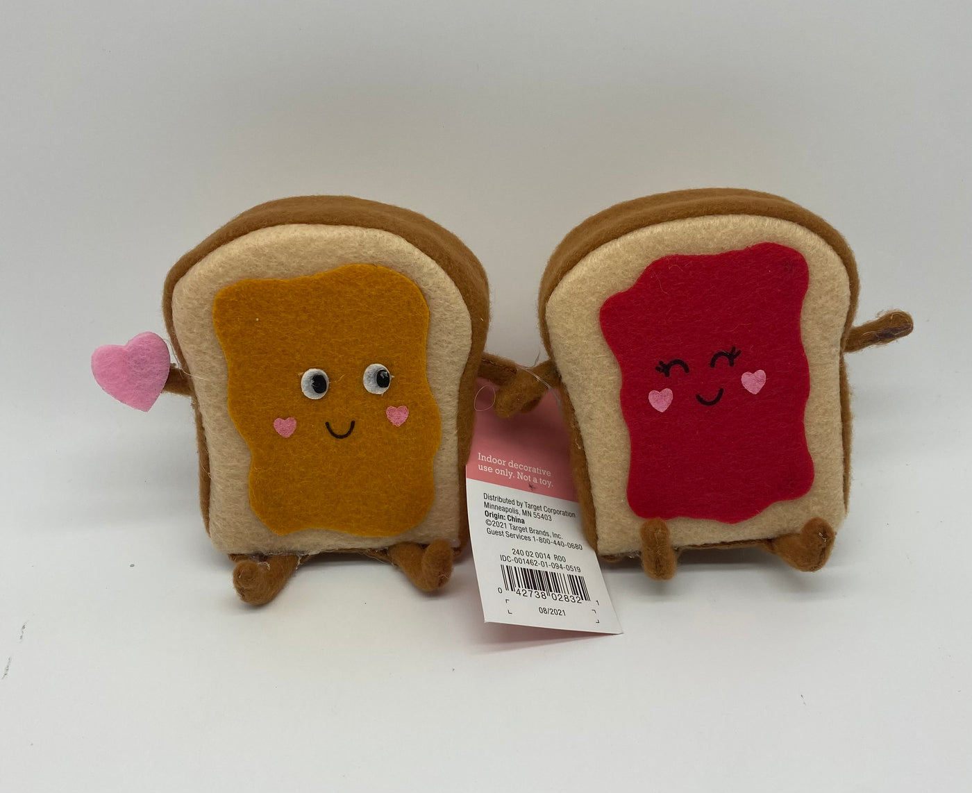 Target Felt Duo Figural Valentine's Day Toast Spritz New with Tag