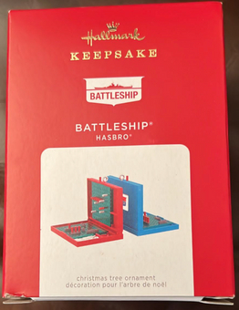 Hallmark Battleship Christmas Ornament New With Box