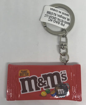 M&M's World Peanut Butter Candy Bag Keychain New with Tag