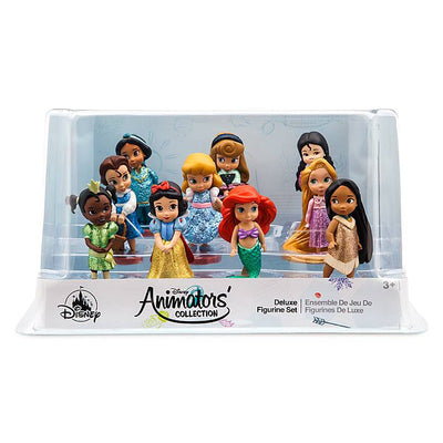 Disney Store Animators' Collection Deluxe Figurine Play Set 10 pcs New with Box
