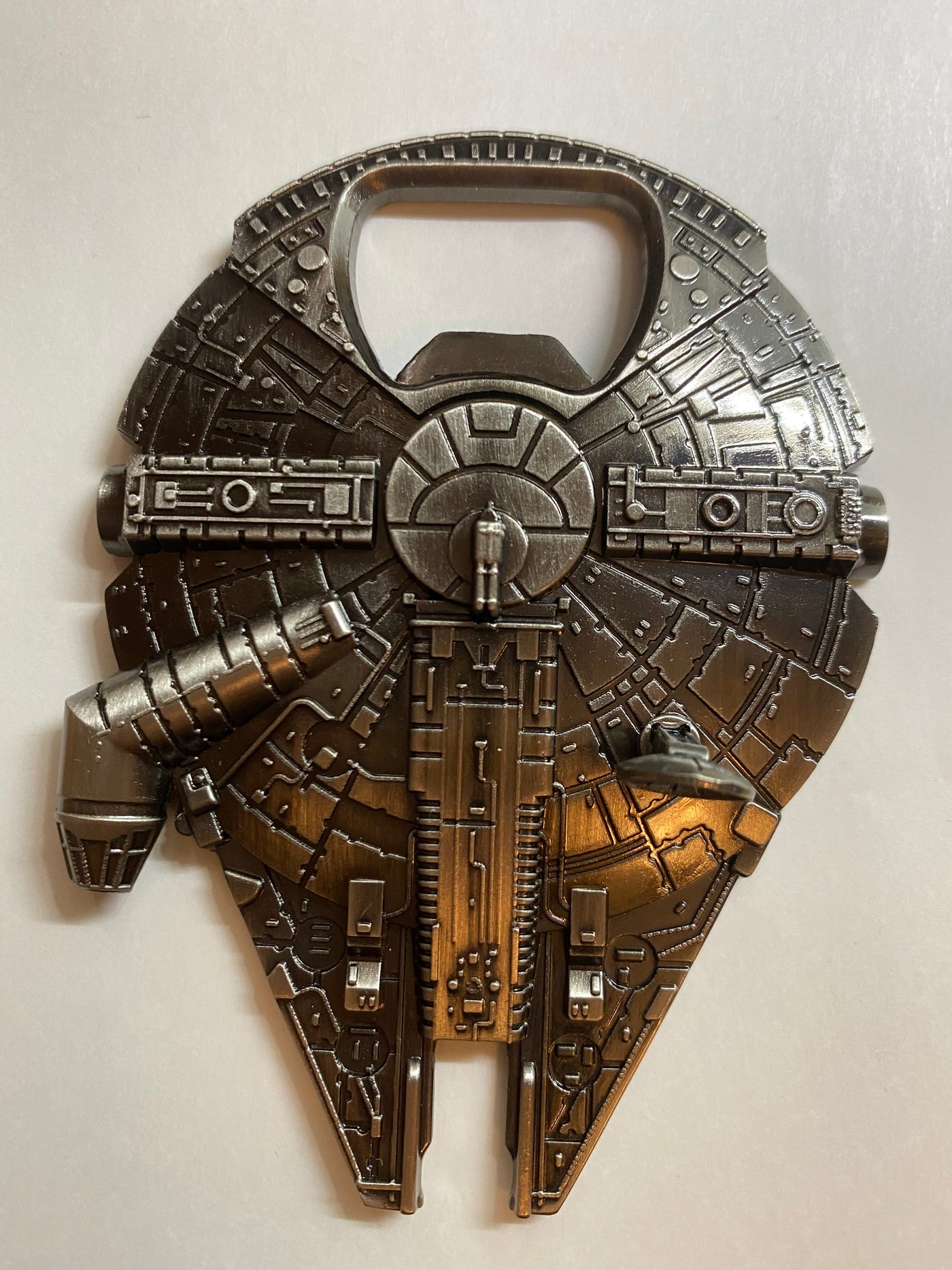 Disney Parks Star Wars Millennium Falcon Bottle Opener Magnet New
