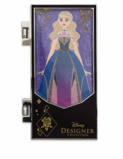 Disney Designer Ultimate Princess Collection Aurora Hinged Pin Limited New Card