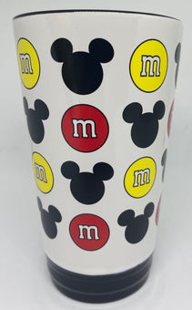 Disney Springs M&M's World Red and Yellow Mickey Icons Tall Latte Mug New