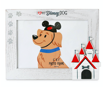 Disney Parks I Love My Disney Dogs Photo Frame 5 x 7 New