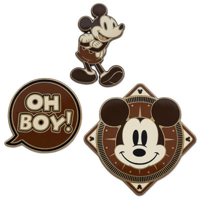 Disney Store Mickey Memories April Pin Set Limited Release New with Card