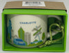 Starbucks Coffee You Are Here Charlotte North Carolina Ceramic Mug Ornament New